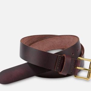 RED WING SHOES - BLACK CHERRY EXCALIBUR LEATHER BELT