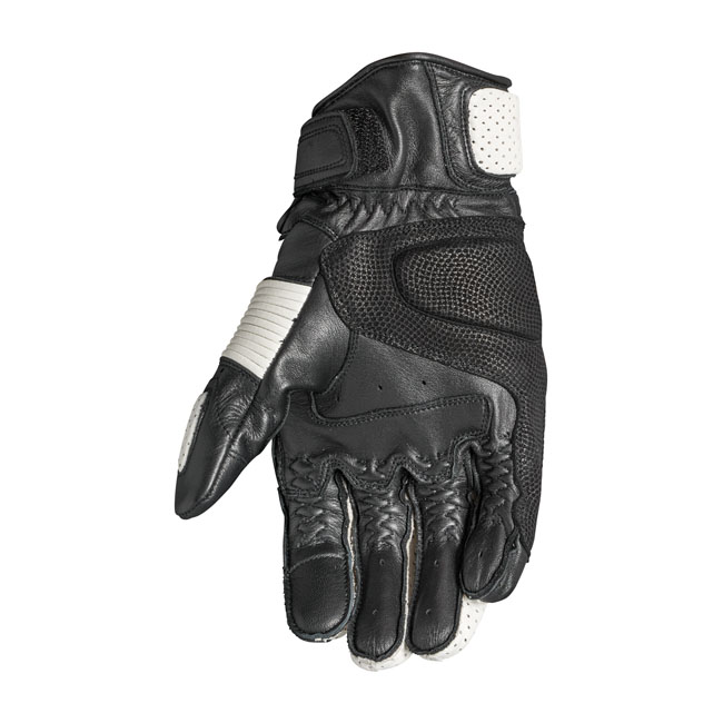 ROLAND SANDS GLOVES BERLÍN – Black/White - Imagen 3