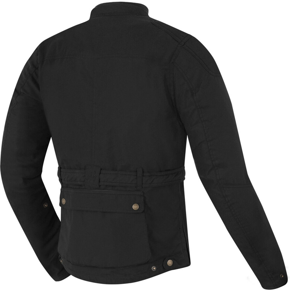 Merlin Kurkbury Motorcycle Waxed Jacket Black - Imagen 3