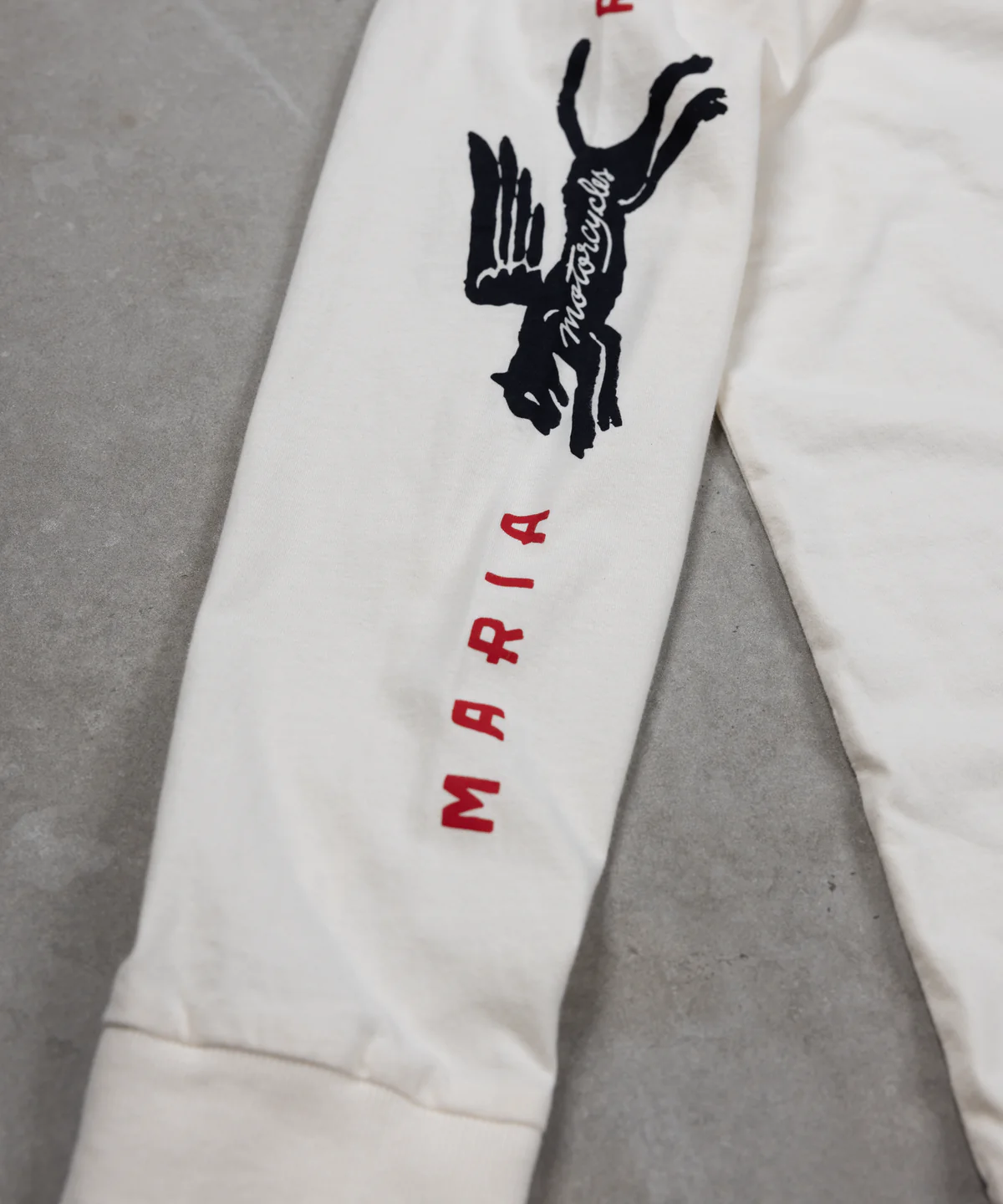 MARIA RIDING - Panther Head Long Sleeve - Off White - Imagen 4