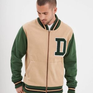 DAYTONA 73 - BURLEY - SWEAT UNIVERSITÉ VINTAGE VERDE