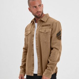 DAYTONA 73 - MELHART - CHEMISE MILITAIRE HOMME BEIGE