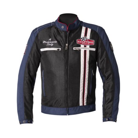 BLOUSON HELSTONS INDY TISSU MESH BLEU